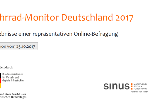 Fahrrad-Monitor Deutschland 2017